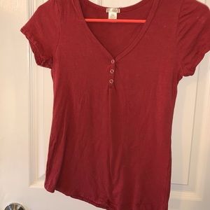 Maroon Tee Size Medium